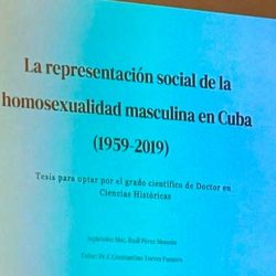 Estudio presenta visión social de la homosexualidad en Cuba